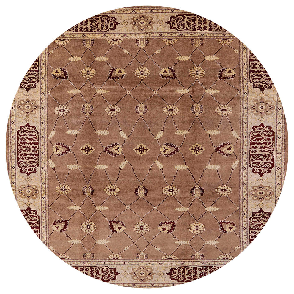 Ahgly Company Indoor Round Mid-Century Modern Area Rugs, 3' Round