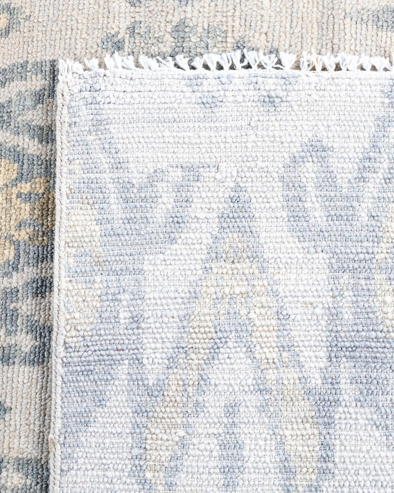 Modern One-of-a-Kind Handmade Area Rug Beige, 8' 1" x 10' 3"