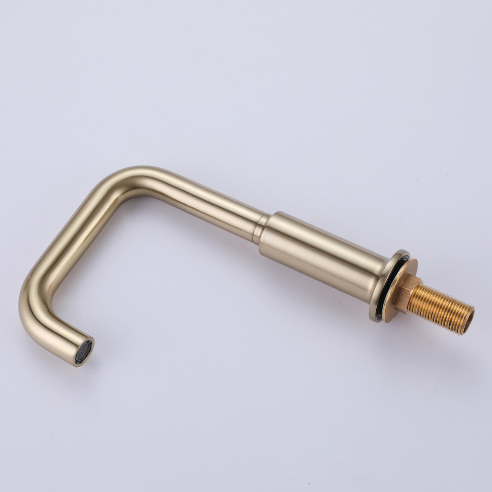 Luxury Deck Mounted Roman Bathtub Faucet With Hand Shower & 3 Lever Handles