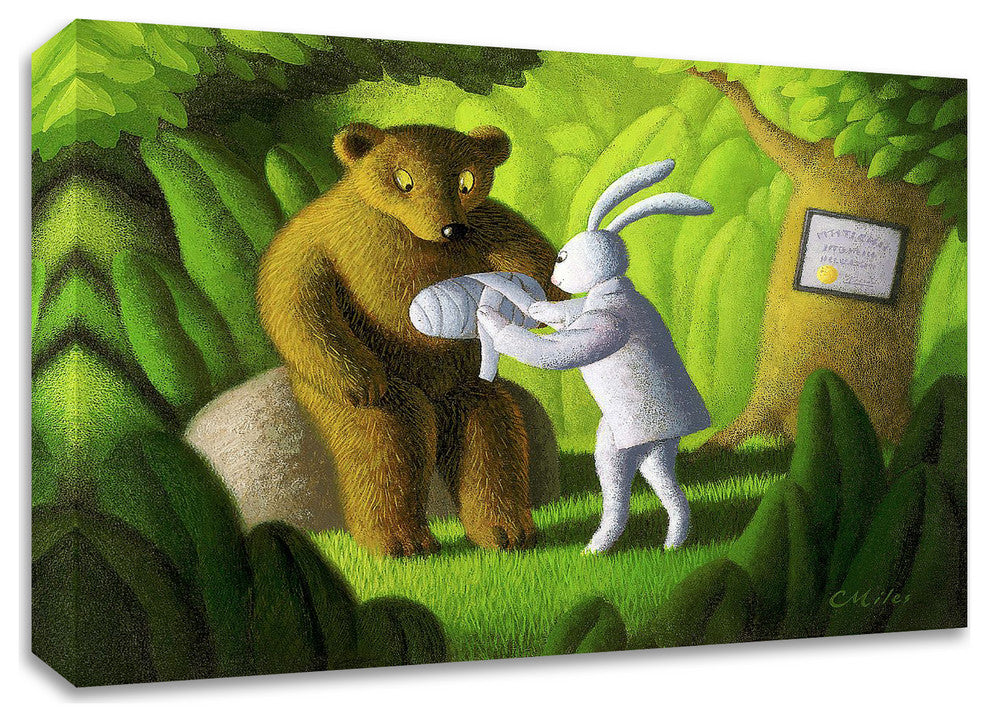 The Healer by Chris Miles, Print on Canvas, 18"x14"