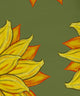 Sunflower Power Flower Print Napkin, Green, Set of 4