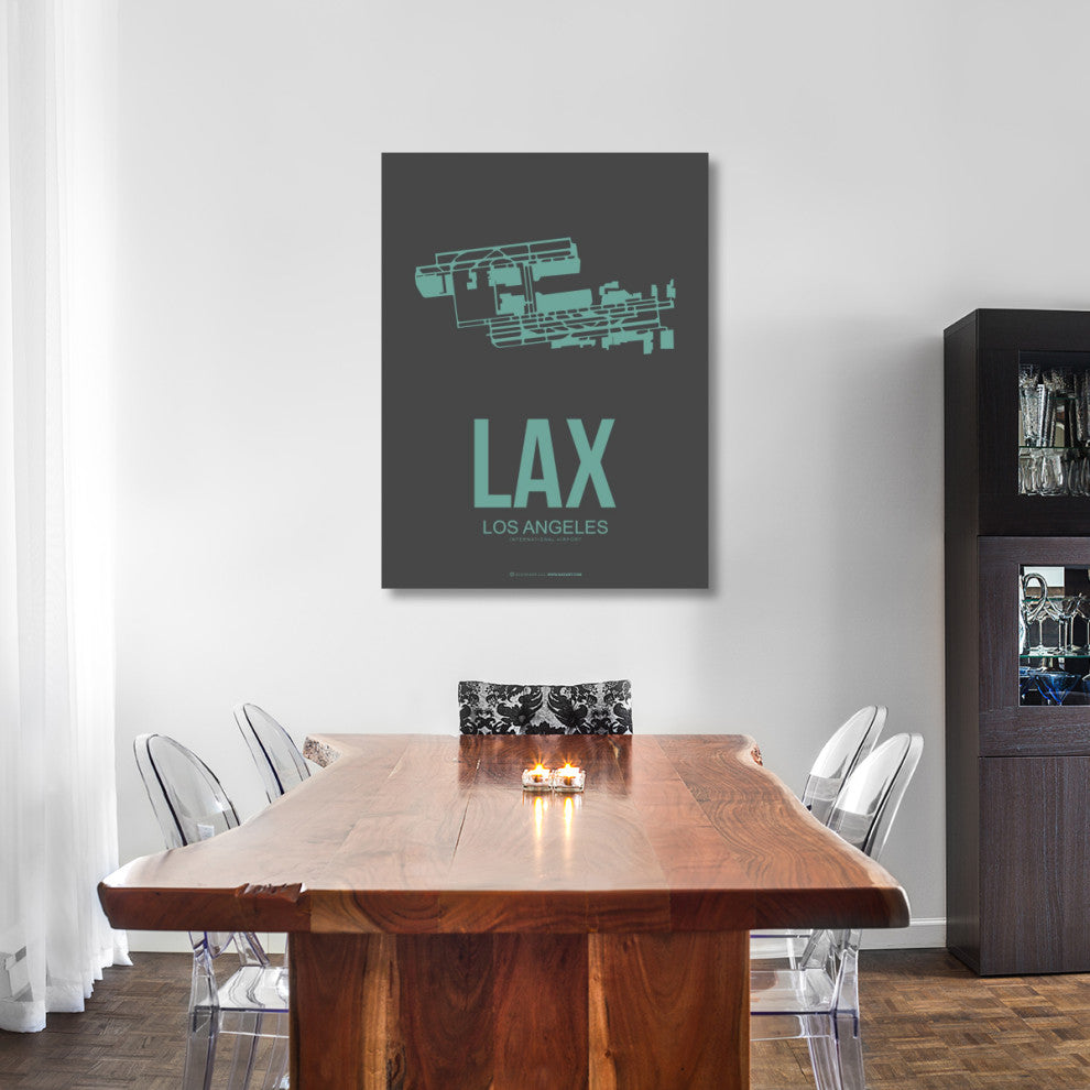 "LAX Los Angeles Poster 2" Fine Art Print