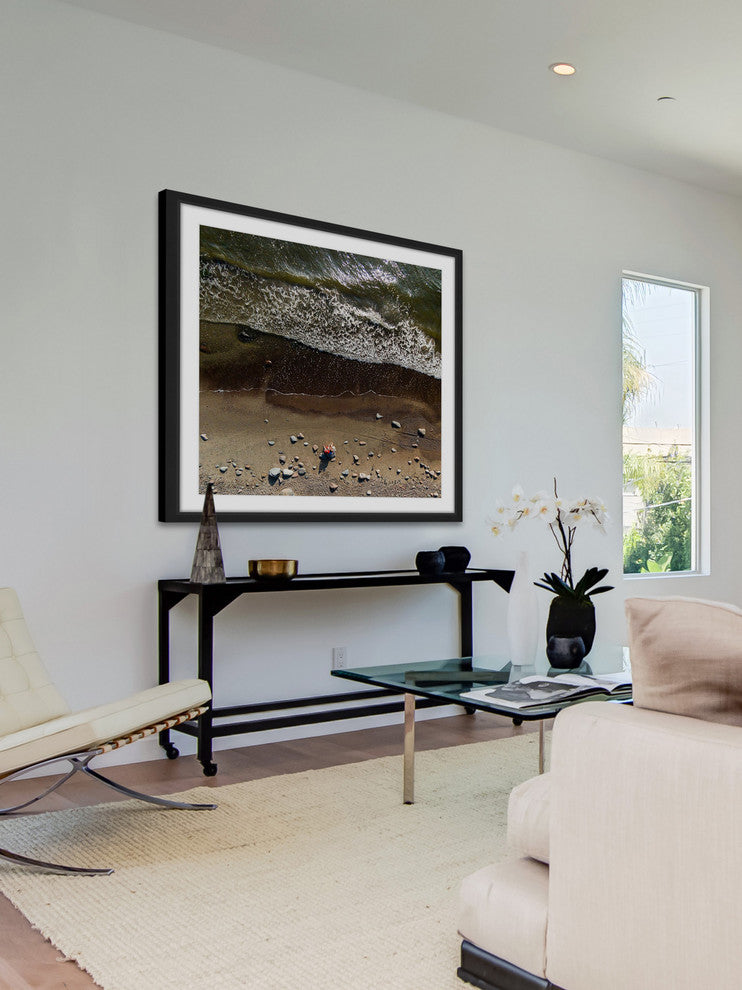 "Ebb and Flow" Framed Print by Karolis Janulis