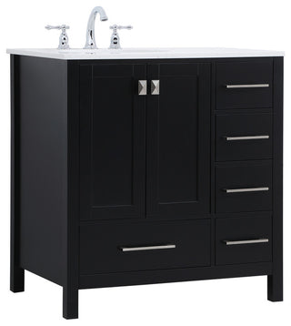 Isabel Black 32" Single Sink Bathroom Vanity
