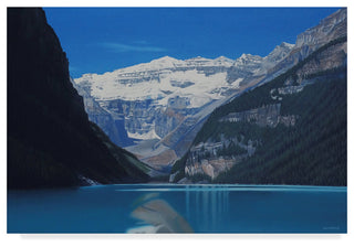 Ron Parker 'Lake Louise' Canvas Art, 19"x12"