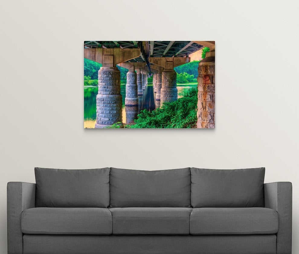 "Hidden Stonecraft" Wrapped Canvas Art Print, 48"x32"x1.5"