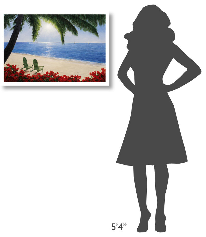 "By The Sea" Digital Paper Print by Diane Romanello, 32"x22"