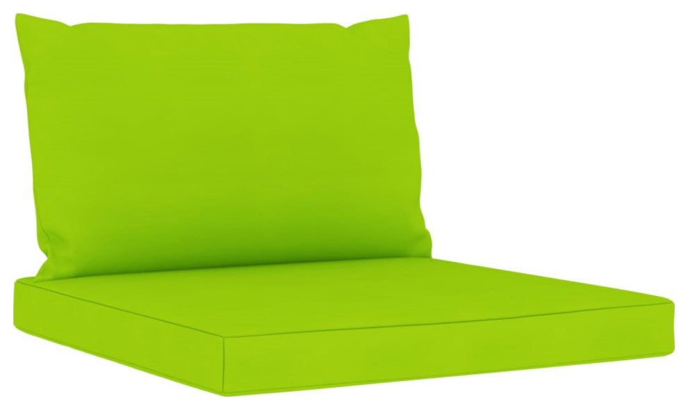 Vidaxl Pallet Sofa Cushions 2-Pieces Bright Green Fabric