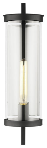 Eastham 1-Light Wall Lantern, Textured Black