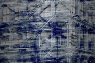 "Twin Escapes" Print on Brushed Aluminum, 45"x30"