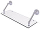 Prestige Regal 24" Floating Glass Shelf, Polished Chrome