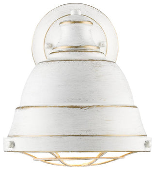 Golden Bartlett 1 Lt Wall Sconce, French White, French White Shade