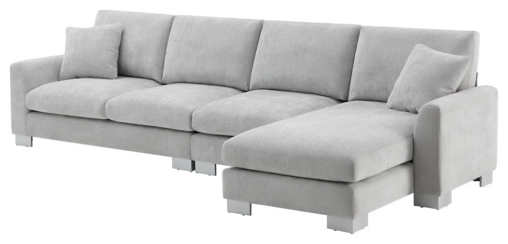Gewnee 119*55" Modern Oversized Sectional Sofa