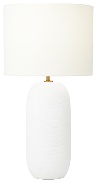 Fanny Slim Table Lamp, Matte White Ceramic