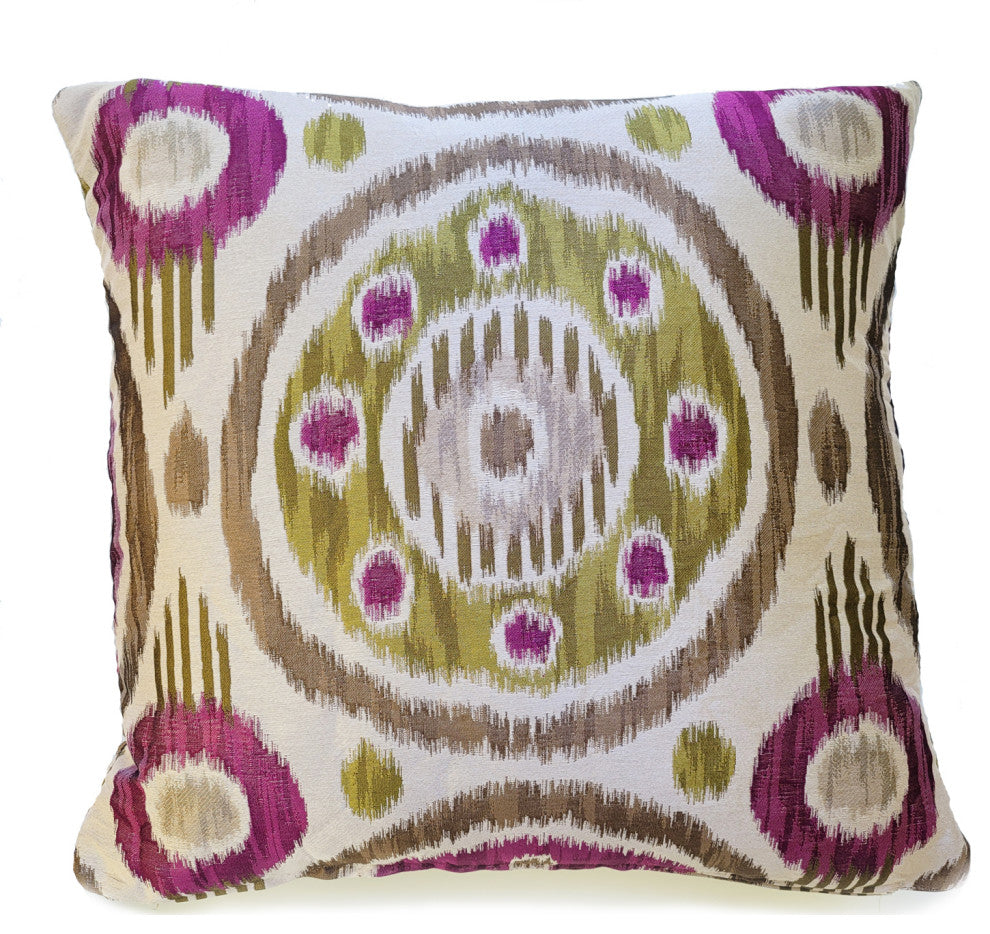 Highland Suzani Plum Pillow