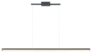 ET2 E21371 Hover 48"W LED Linear Chandelier - Black