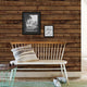 Brown Wood Peel And Stick Vinyl Wallpaper, 24"w X 60"h