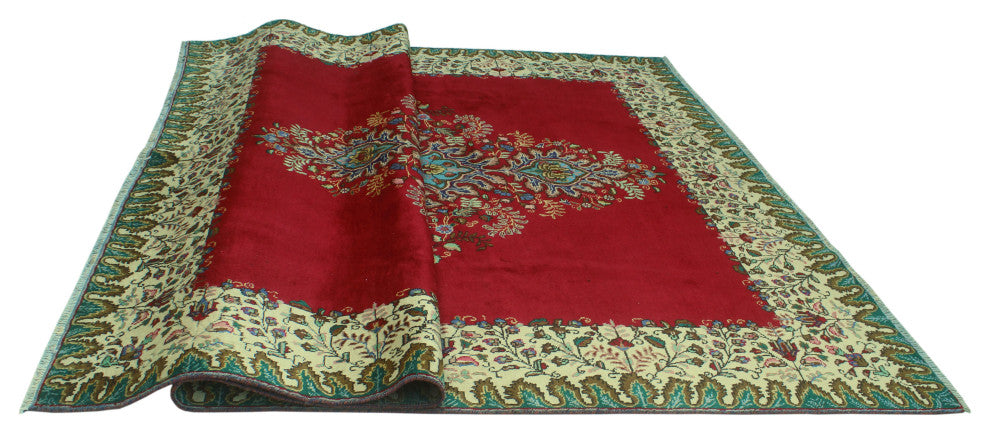 Fine Vintage Distressed Gayla Red Rug