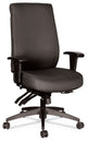 Multifunctional Office Chair, Padded Contoured Seat & Back With Adjustable Arms