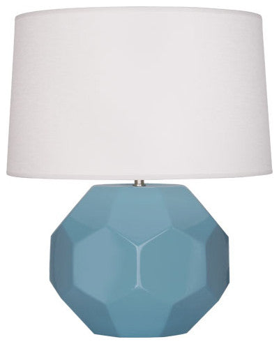 Franklin Table Lamp, Steel Blue