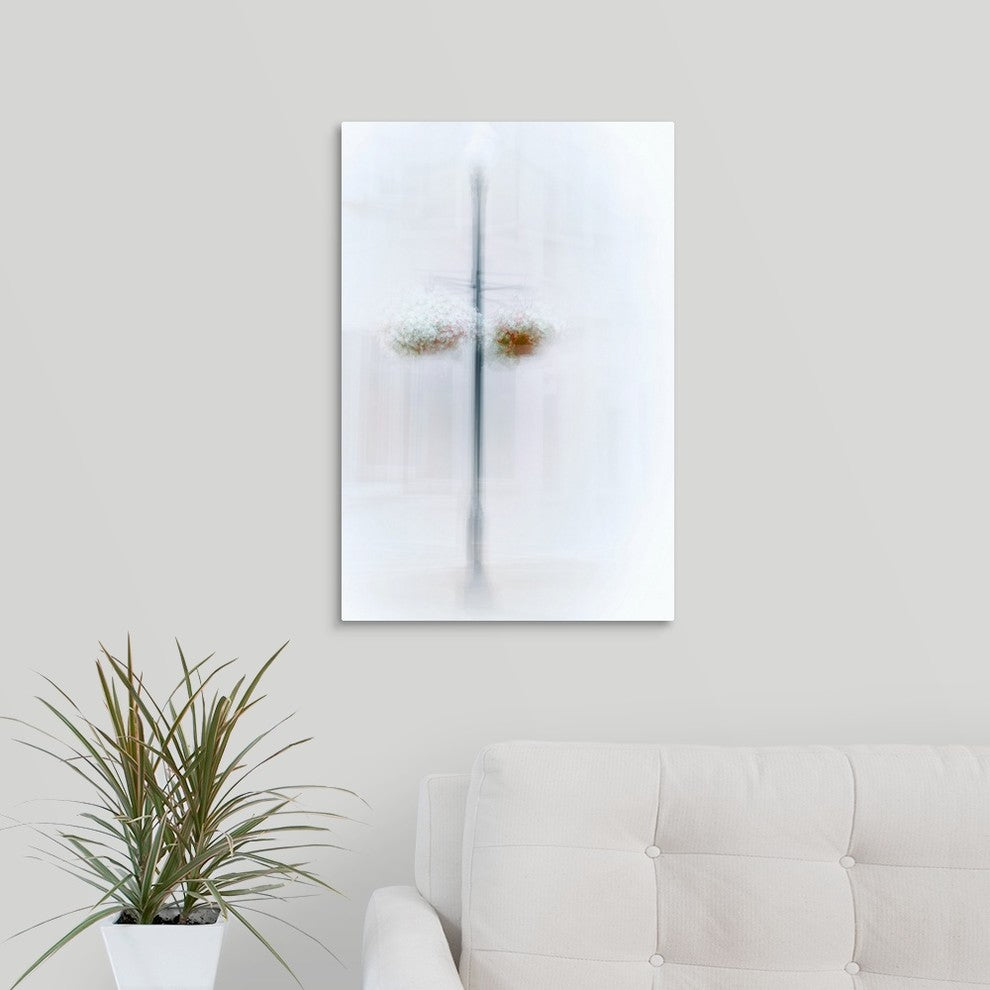 "Flower Baskets II" Wrapped Canvas Art Print, 16"x24"x1.5"