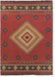Surya Jewel Tone JT-1033 Transitional Area Rug, Dark Red, 9' x 13' Rectangle