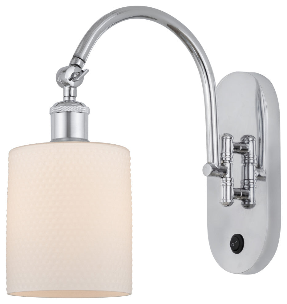Innovations 518-1W-PC-G111 1 Light 5.3" Sconce, Polished Chrome