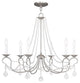 Pennington Chandelier, Brushed Nickel