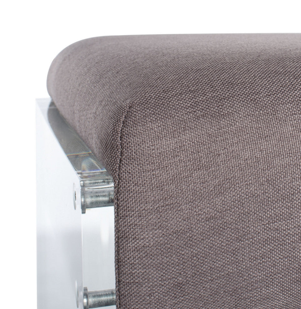 Safavieh Couture Piper Acrylic Counter Stool Grey