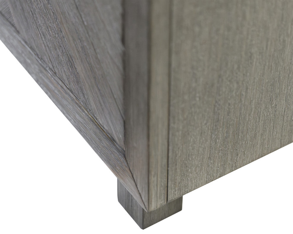 67" Fireplace Console Entertainment, Gray