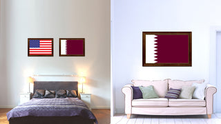 Qatar Country Flag Canvas Print, 21"x30"