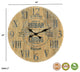Bedford Wood Wall Clock, Beige