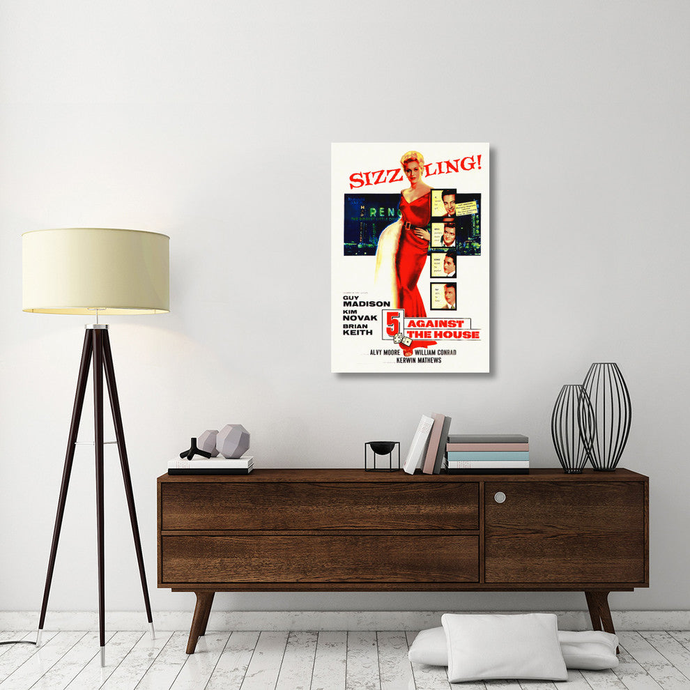 "5 Against the House" Stretched Canvas Giclee by Hollywood Photo Archive, 28x40"