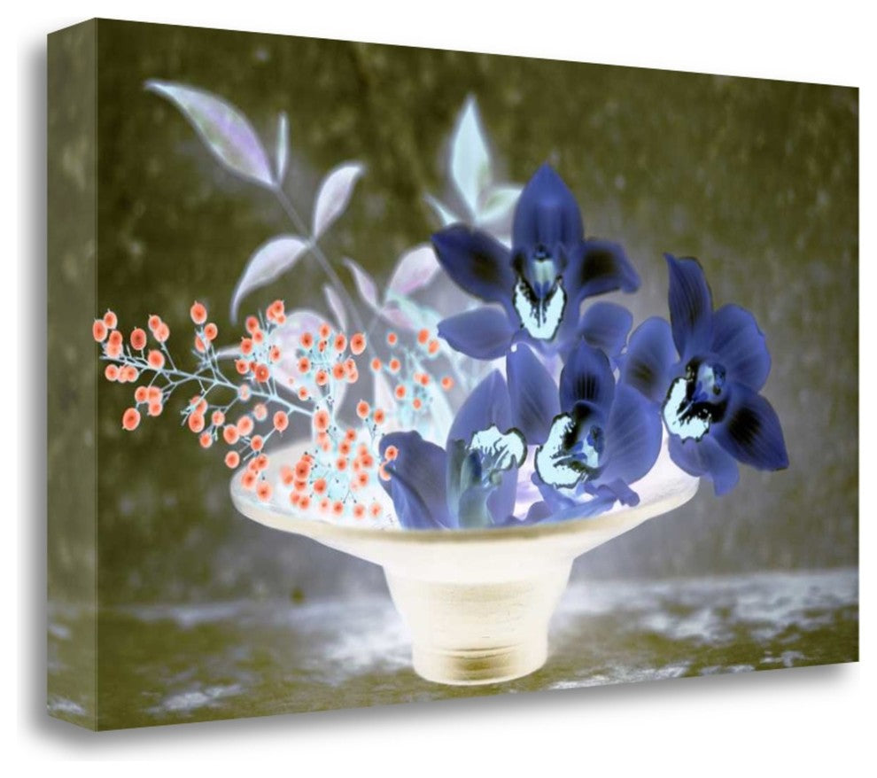 "Floral Color - 18" By Alan Blaustein, Giclee Print on Gallery Wrap Canvas