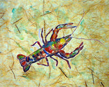 Betsy Drake Crayfish Outdoor Wall Hanging 24x30