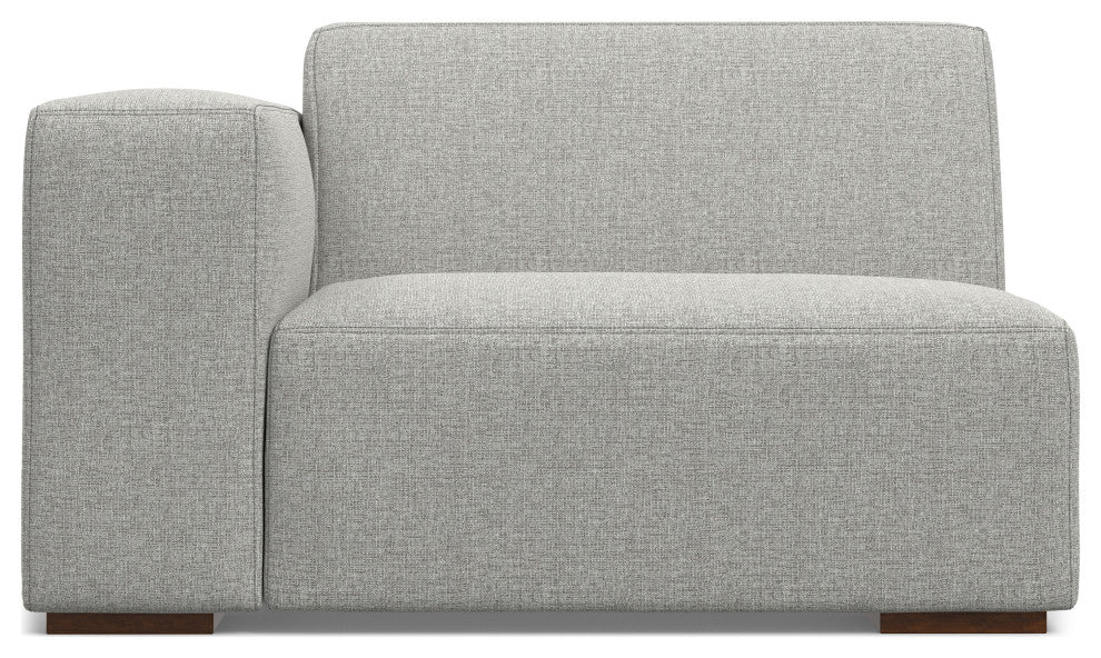 Rex Left-Arm Sofa Module in Tightly Woven Performance Fabric