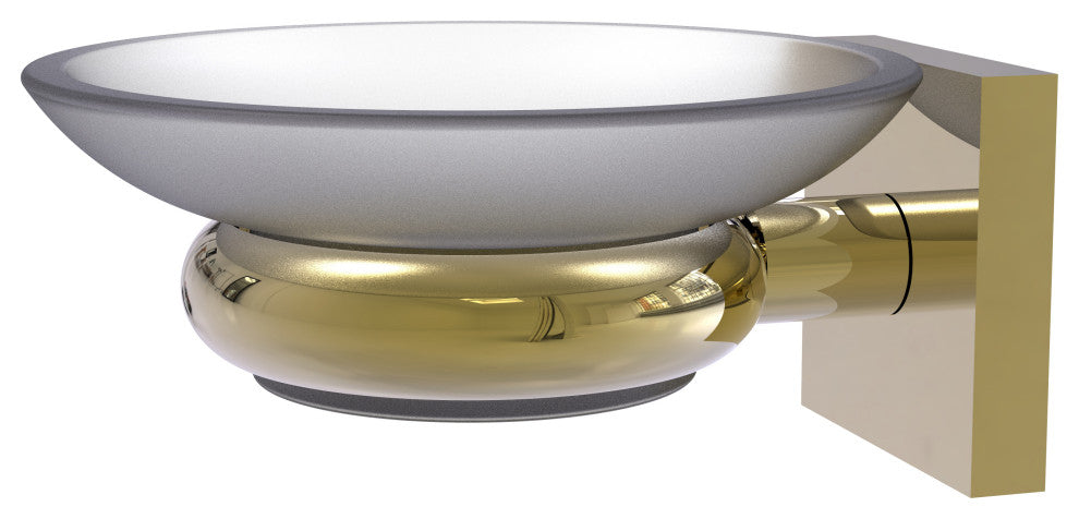Montero Wall Mounted Soap Dish, Unlacquered Brass