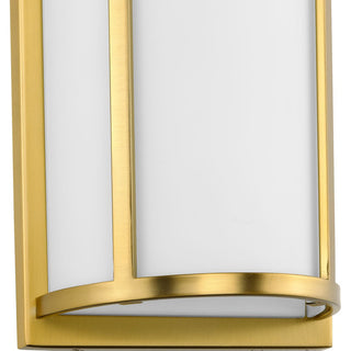 Parkhurst Collection Two-Light Brushed Bronze Etched Glass Wall Sconce