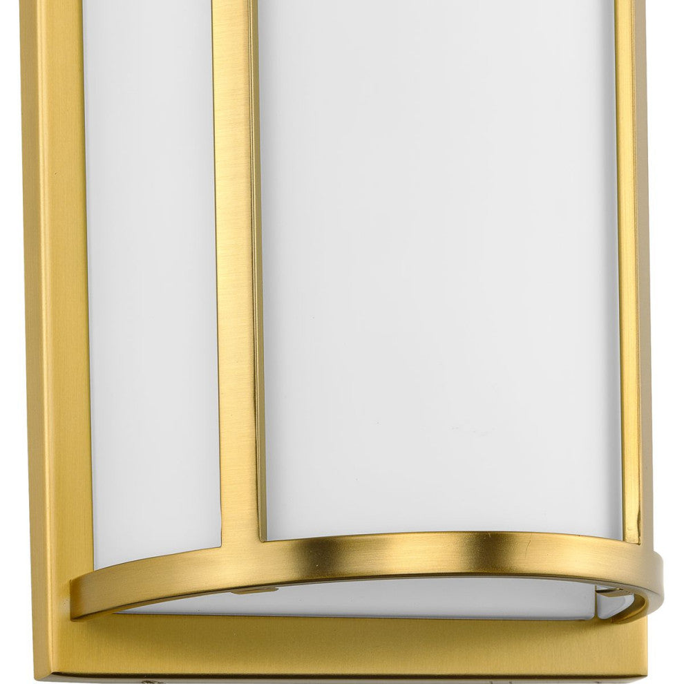 Parkhurst Collection Two-Light Brushed Bronze Etched Glass Wall Sconce