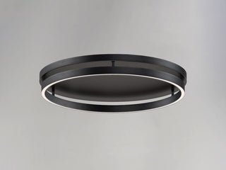 ET2 E22720 Groove 24"W LED Flush Mount Ceiling Fixture - Black