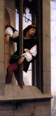Edward Jakob Von Steinle The Tower Watchman - 15" x 30" Premium Canvas Print