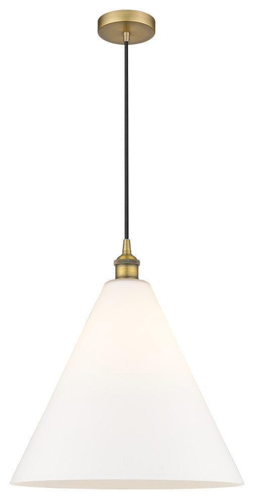Innovations 616-1P-BB-GBC-161 1-Light Pendant, Brushed Brass