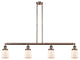 Innovations Lighting 214-Ac-G51-Led 4 Light Dimmable Led Island Light