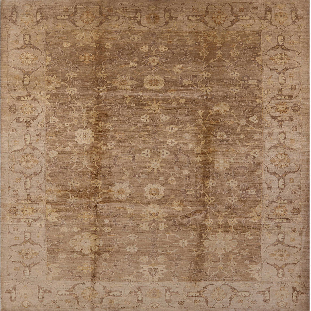 Ahgly Company Indoor Square Mid-Century Modern Area Rugs, 8' Square