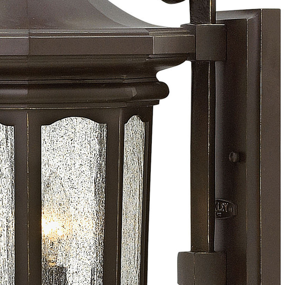 Hinkley Raley Large Wall Mount Lantern, Oil Rubbed Bronze