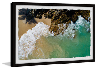 "Dance With the Waves" Framed Painting Print, 18x12