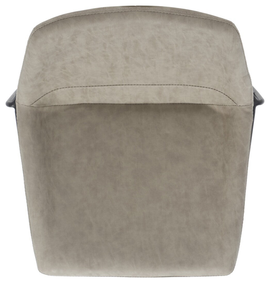 Safavieh Alexis Midcentury Counterstool, Stone/Black
