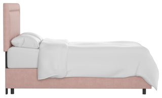 Ana Cal King Square Bed, Zuma Rosequartz