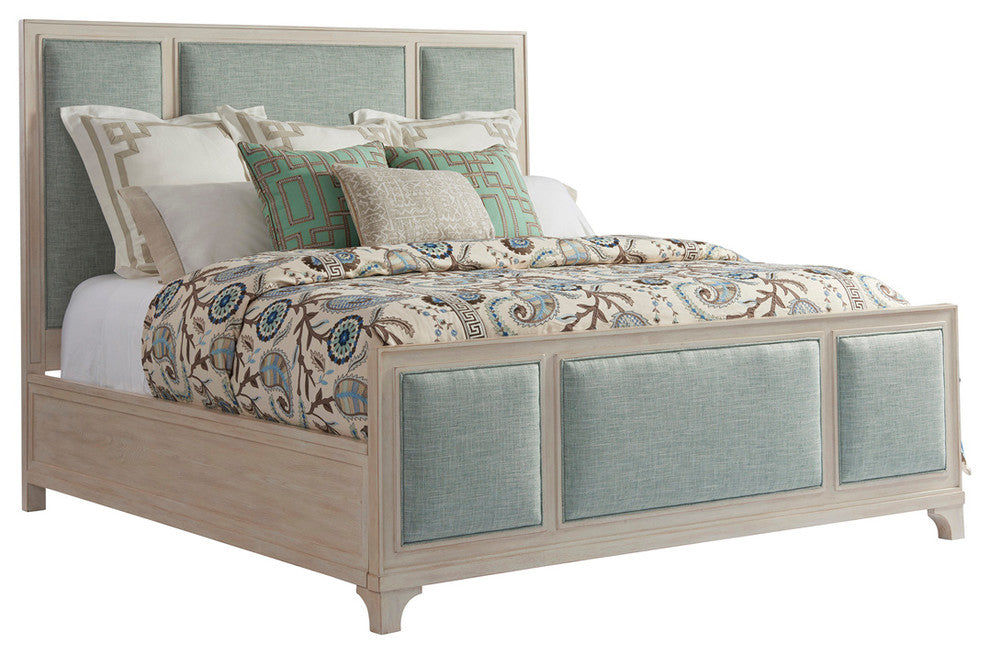 Crystal Cove Upholstered Panel Bed Ca King