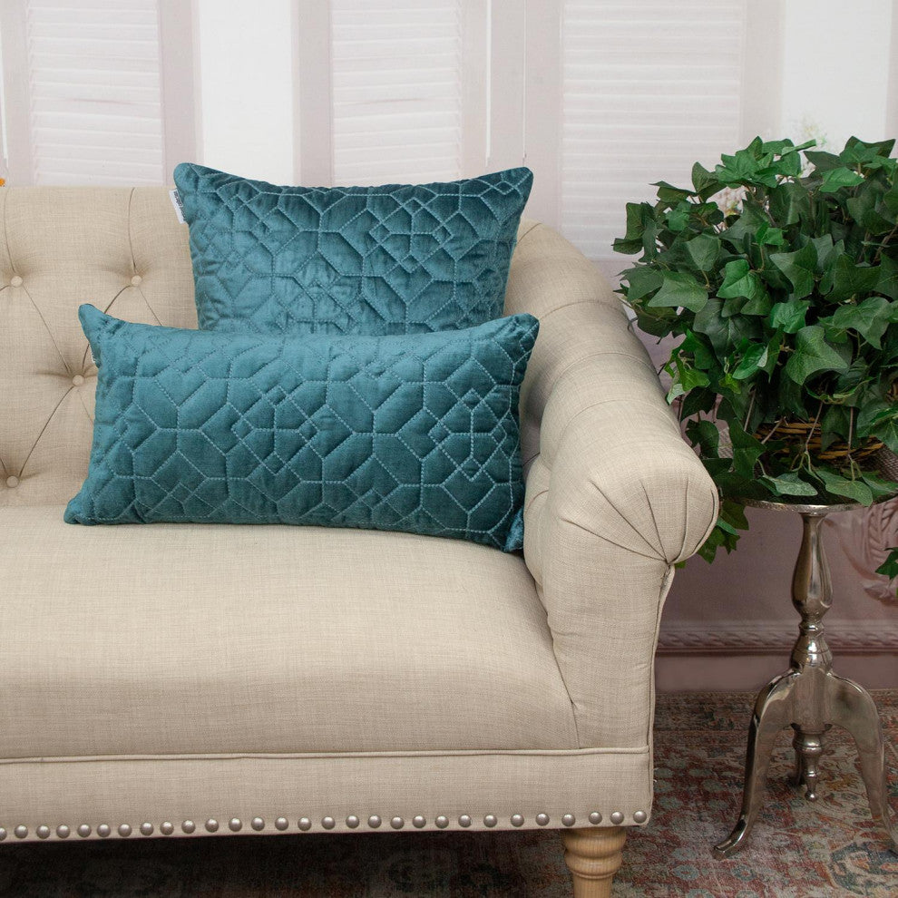 Parkland Collection Sora Teal Throw Pillow, Square